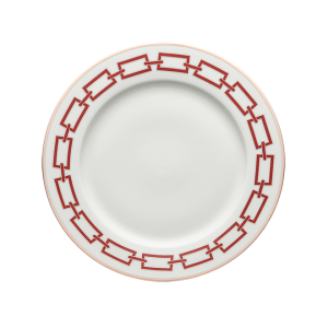 Ginori Catene Scarlet Dinner Plate - 11"